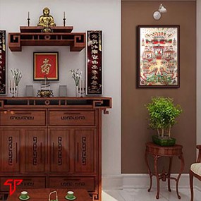 Tranh phật giáo thế giới tây phương cục lạc